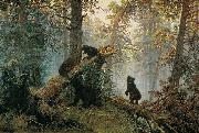 Ivan Shishkin Morning in a Pine Forest Germany oil painting artist